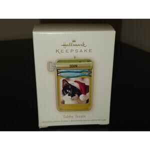 Hallmark ~ TABBY TREATS ~ Cat Photo Holder - Ornament Decoration NIB 2009